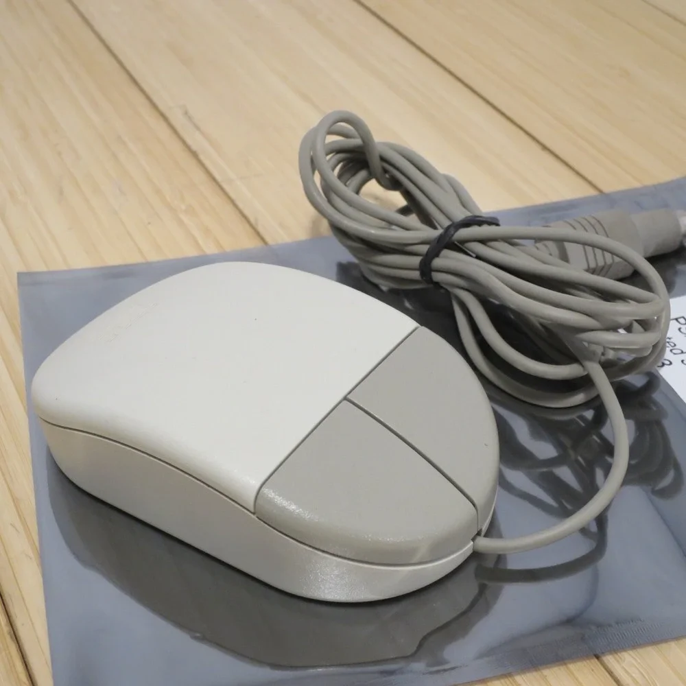 Original IBM Tank Mouse 96F9275‎ Wired 2 Button - Tested 03